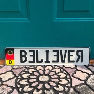 Euro License Plate